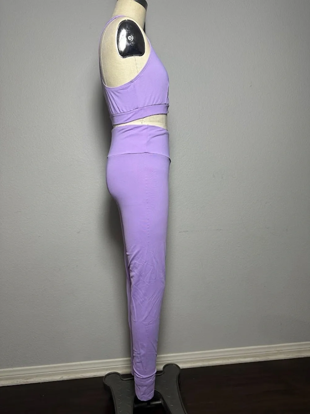 Maristella Citelli Lavender Workout Gym Set Size Small